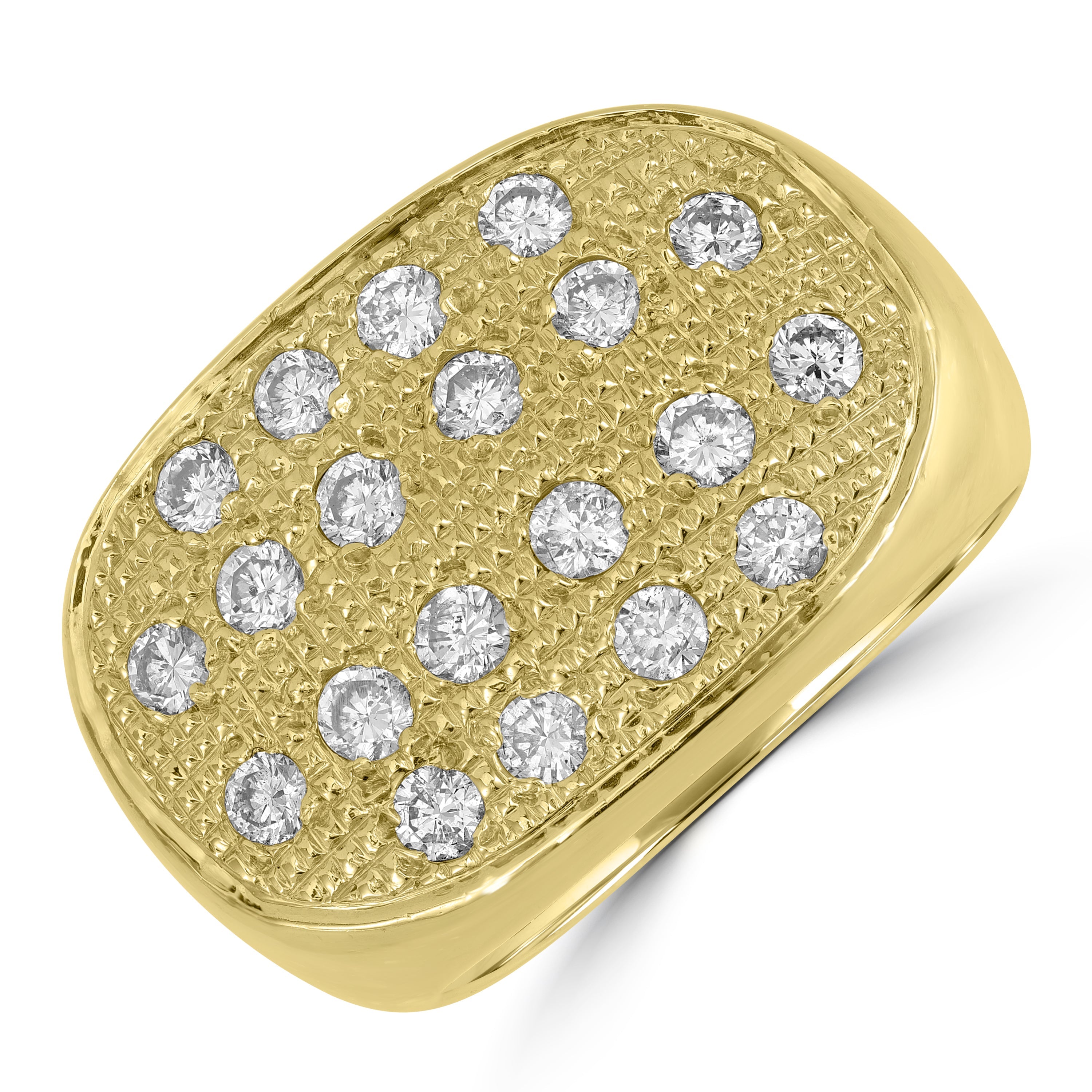 1.01 ct Diamond Band in 14K Yellow Gold