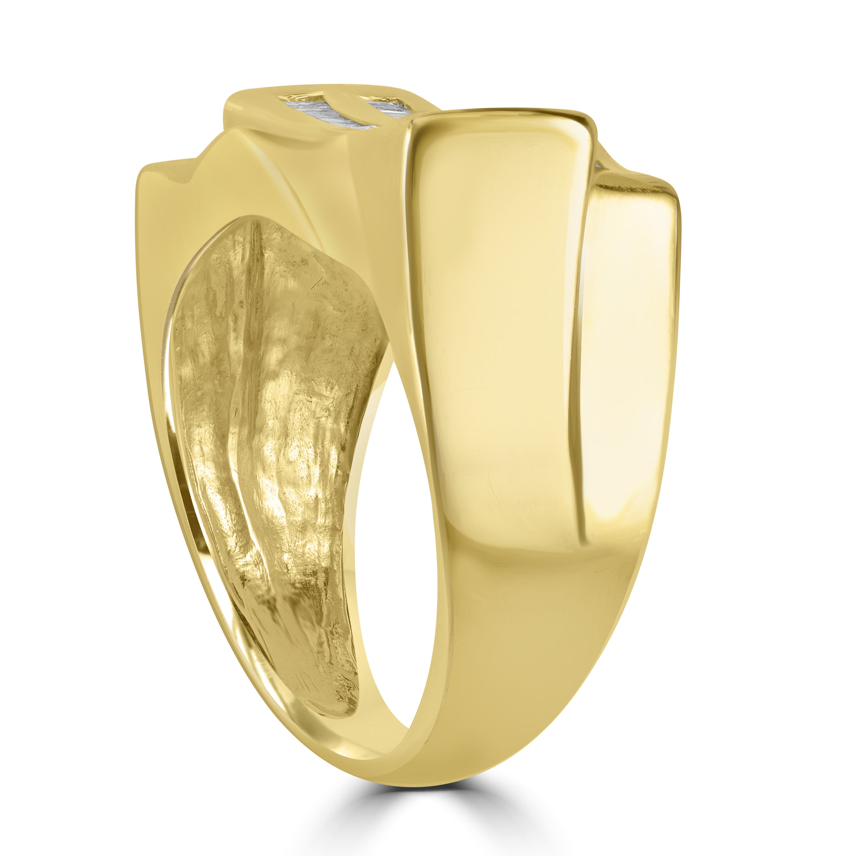 1.00 ct Baguette Diamond Ring in 14K Yellow Gold