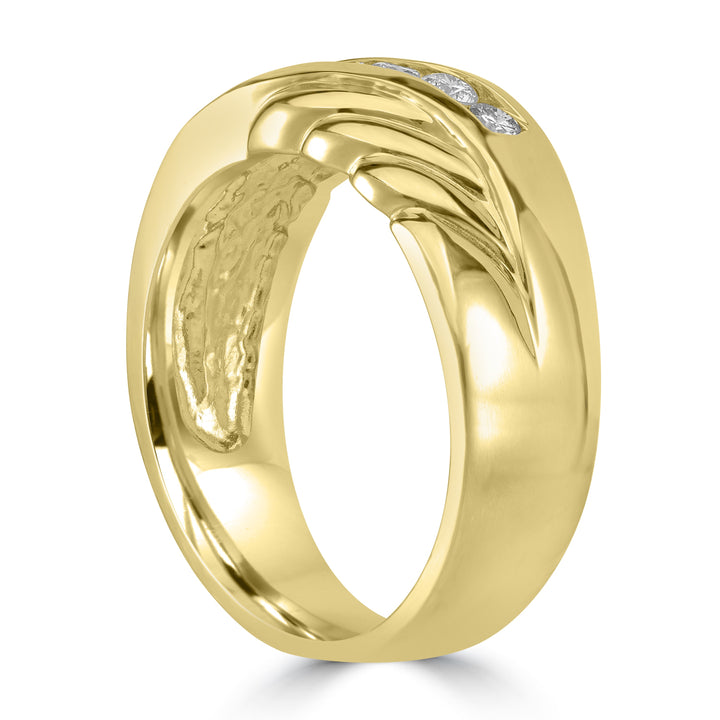 0.23 ct Diamond Band in 14K Yellow Gold