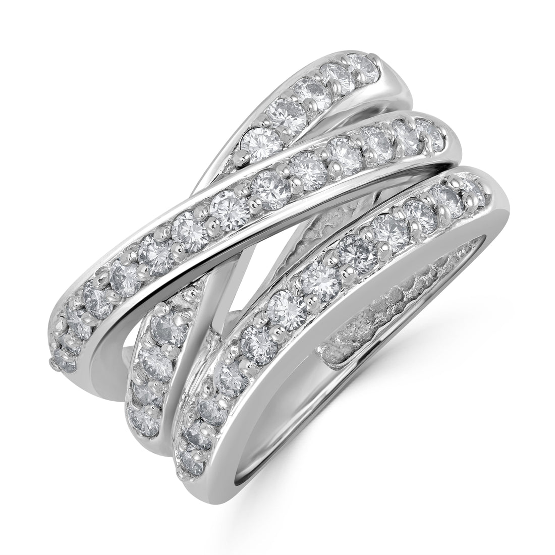 1.25 ct Diamond Band in 14K White Gold