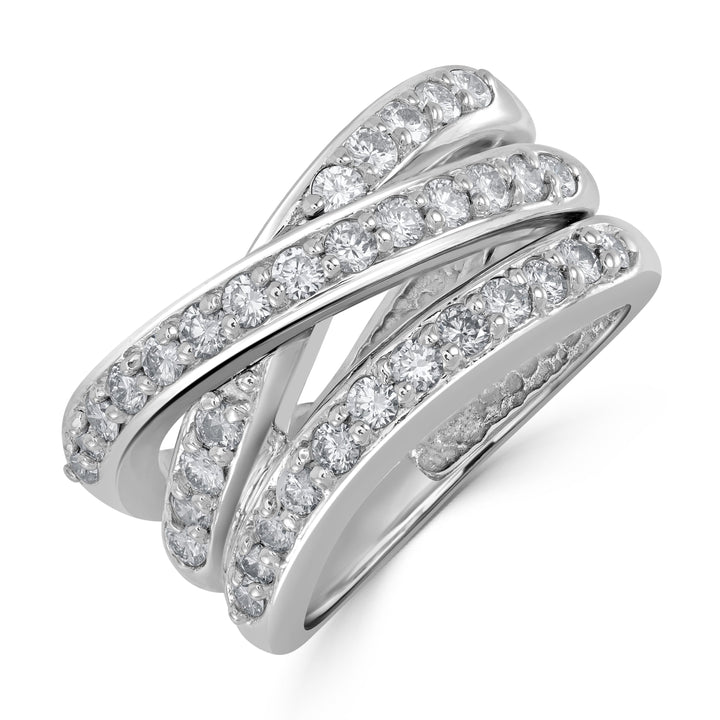 1.25 ct Diamond Band in 14K White Gold