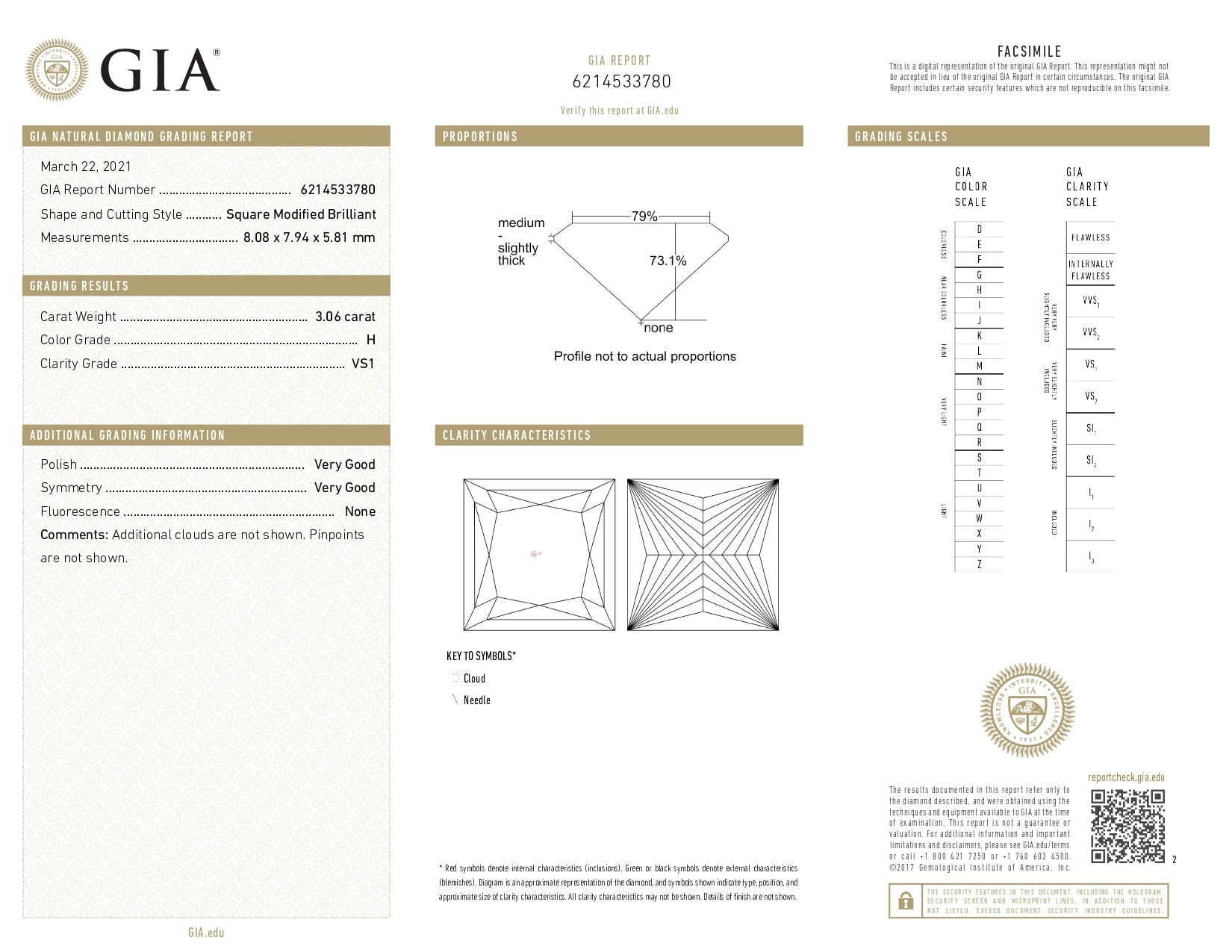 3.40 ctw Diamond Ring in 18K Yellow Gold - GIA Certified