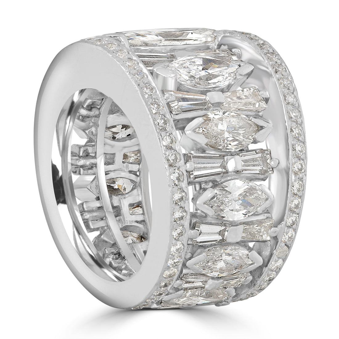 6.00 ct Diamond Band Ring in Platinum