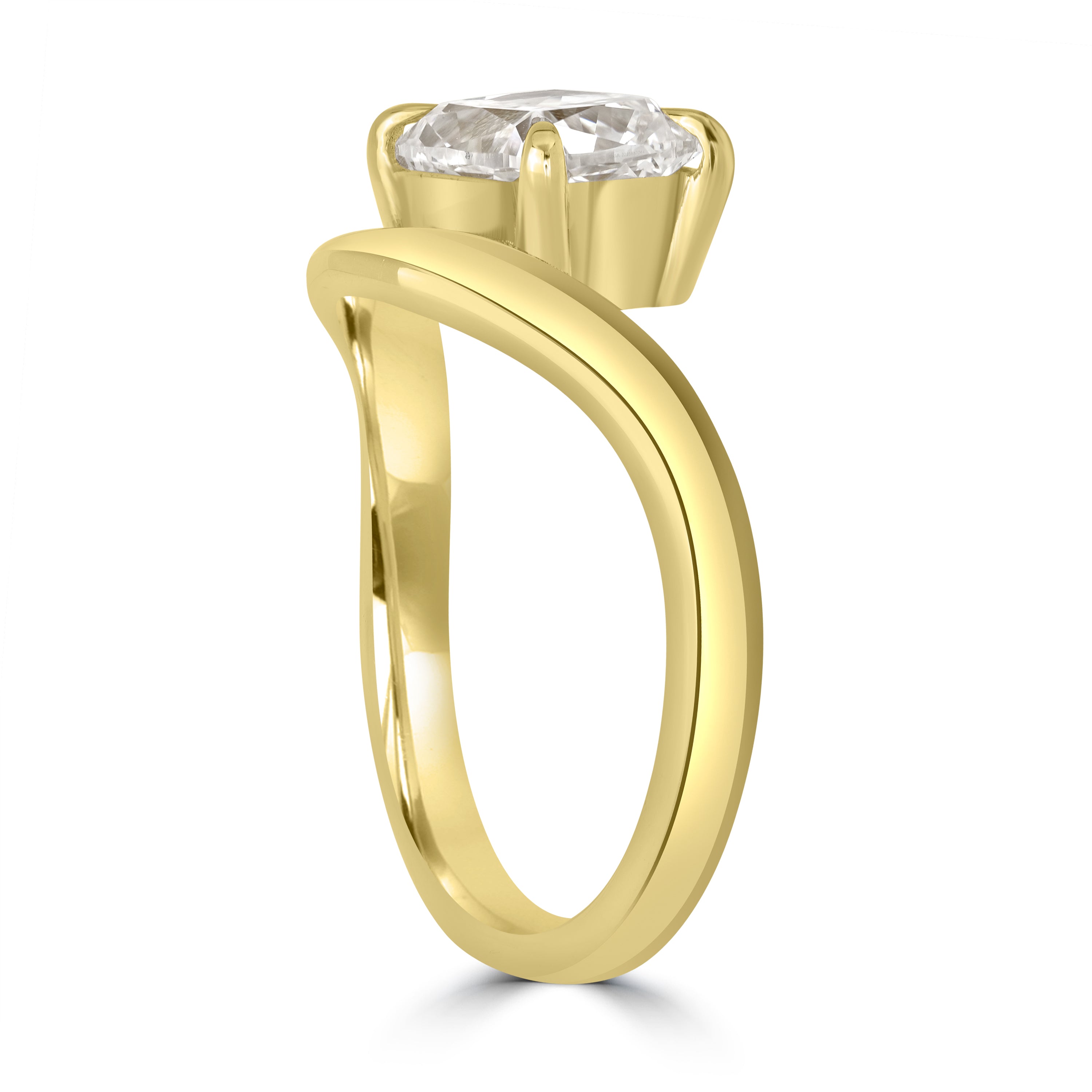 2.01 ct Diamond Ring in 18K Yellow Gold - GIA Certified