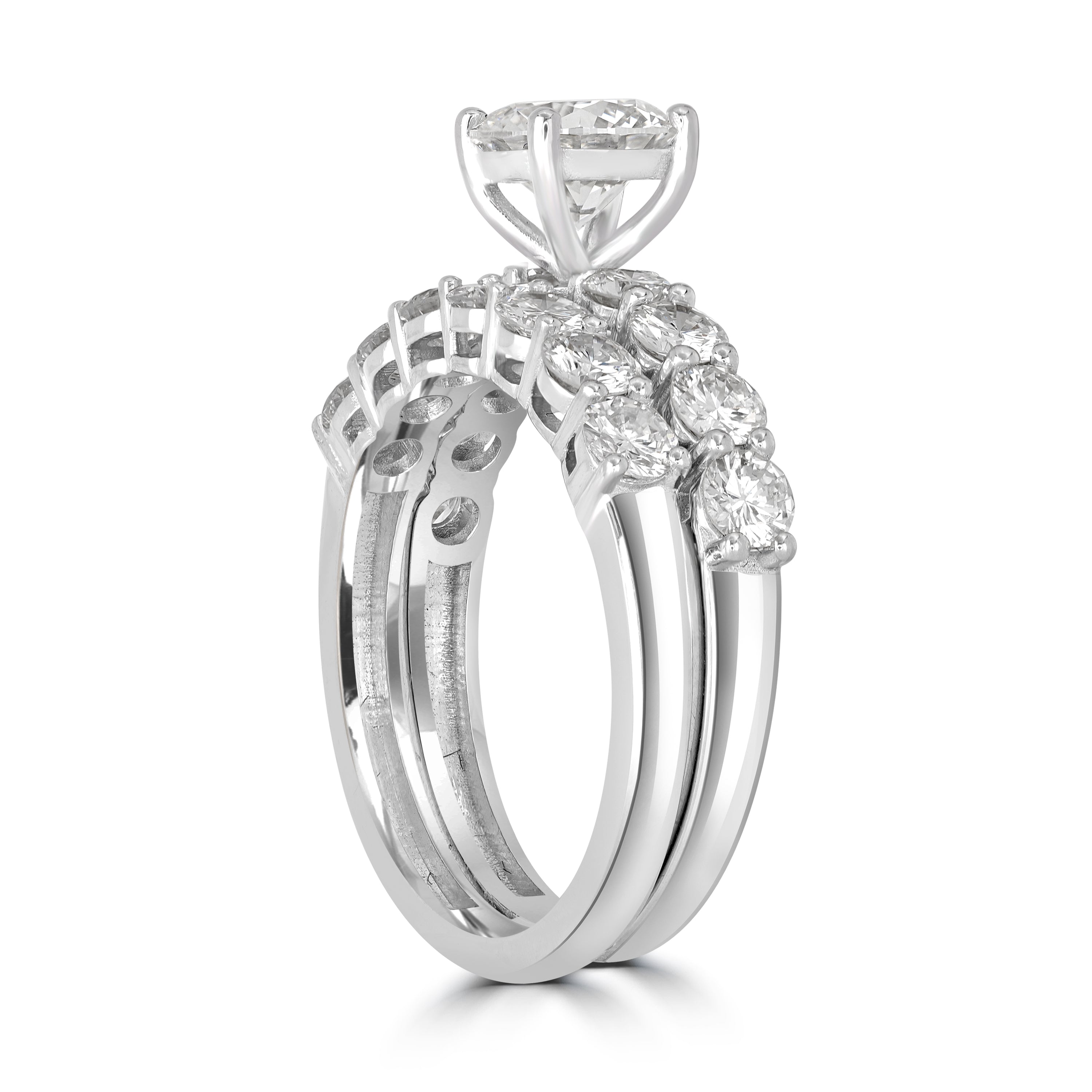 1.00 ct Diamond Ring in 18K White Gold - GIA Certified
