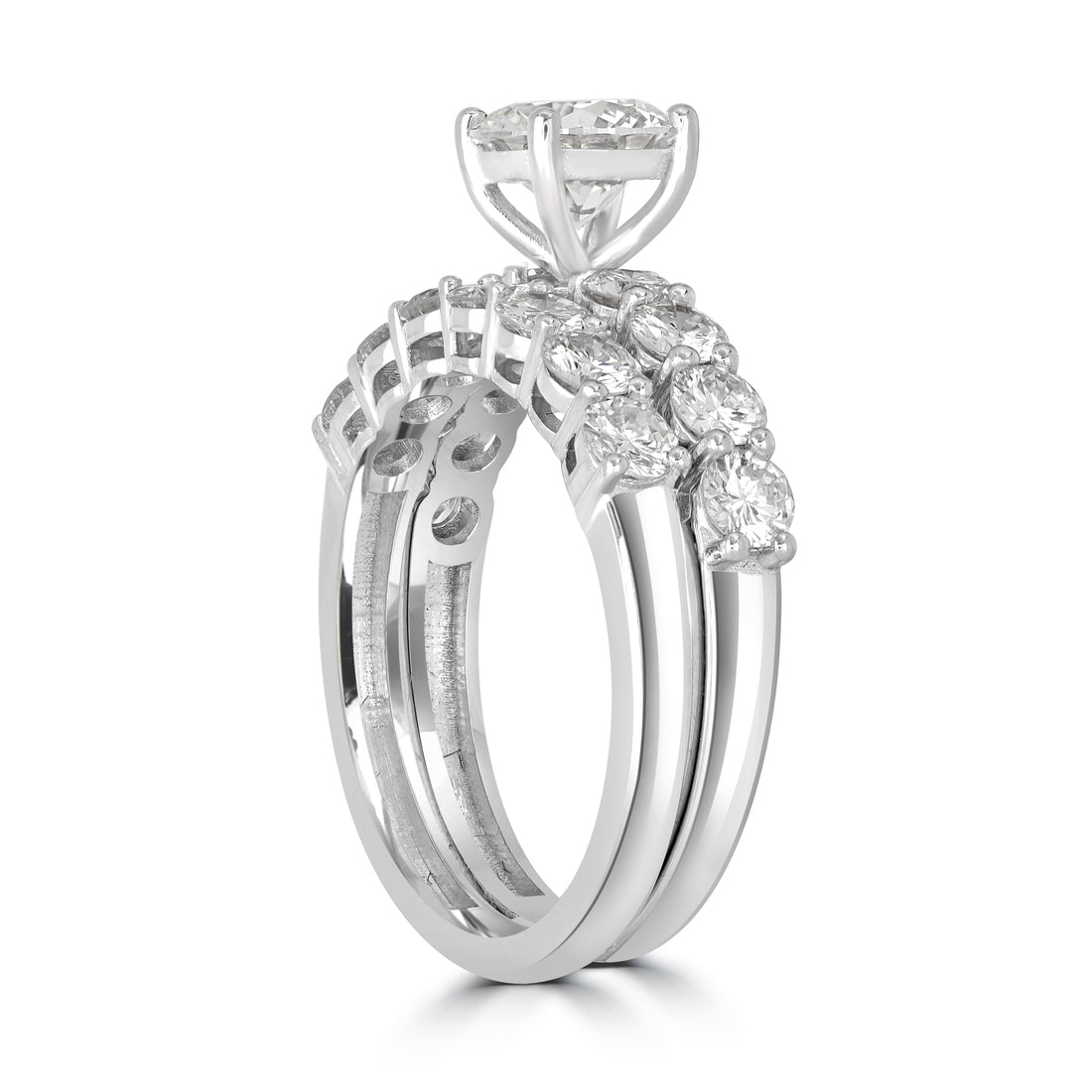 1.00 ct Diamond Ring in 18K White Gold - GIA Certified