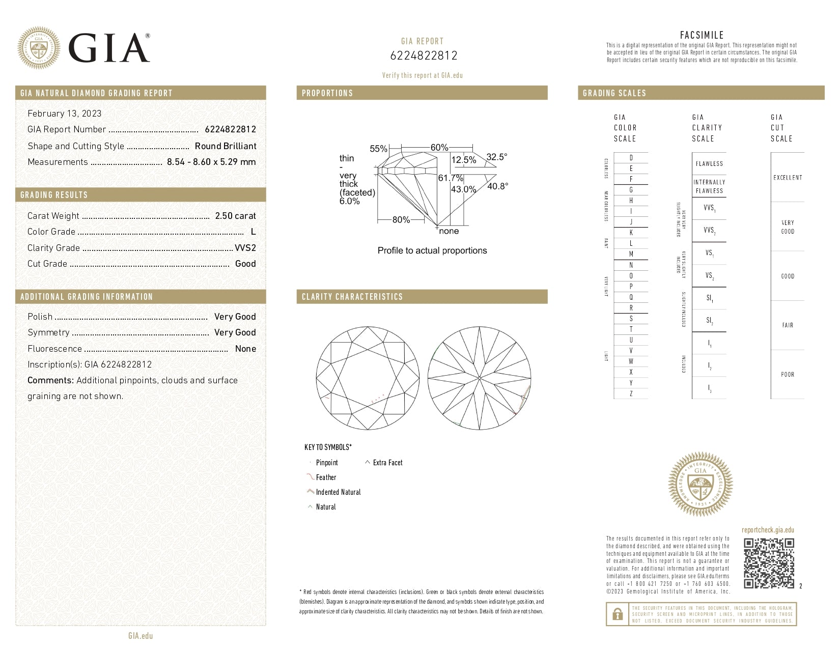 2.50 ct Diamond Ring in 18K Yellow Gold - GIA Certified