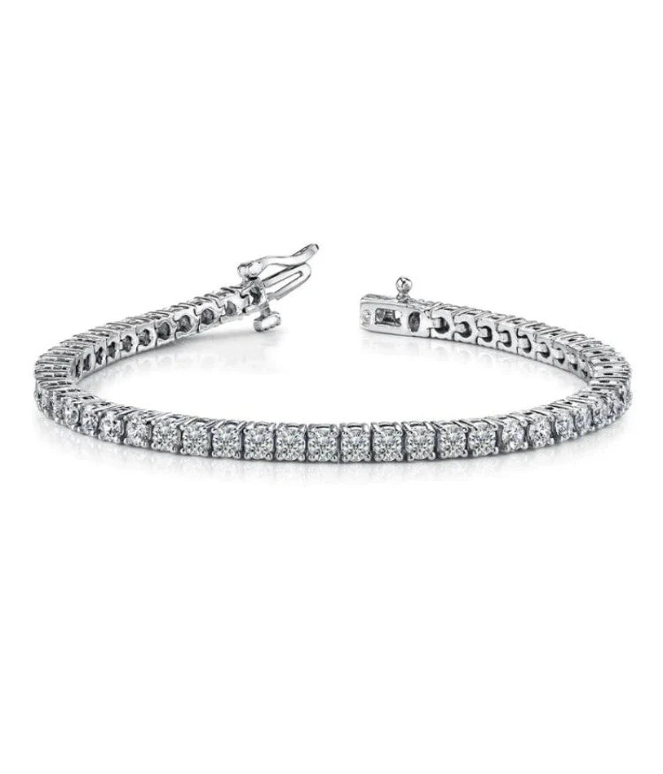 7.00 ct Diamonds Tennis Bracelet in White Gold