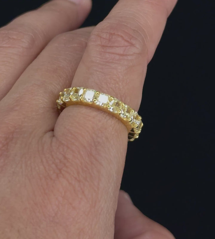 4.92 ct Diamond Ring in 18K Yellow Gold