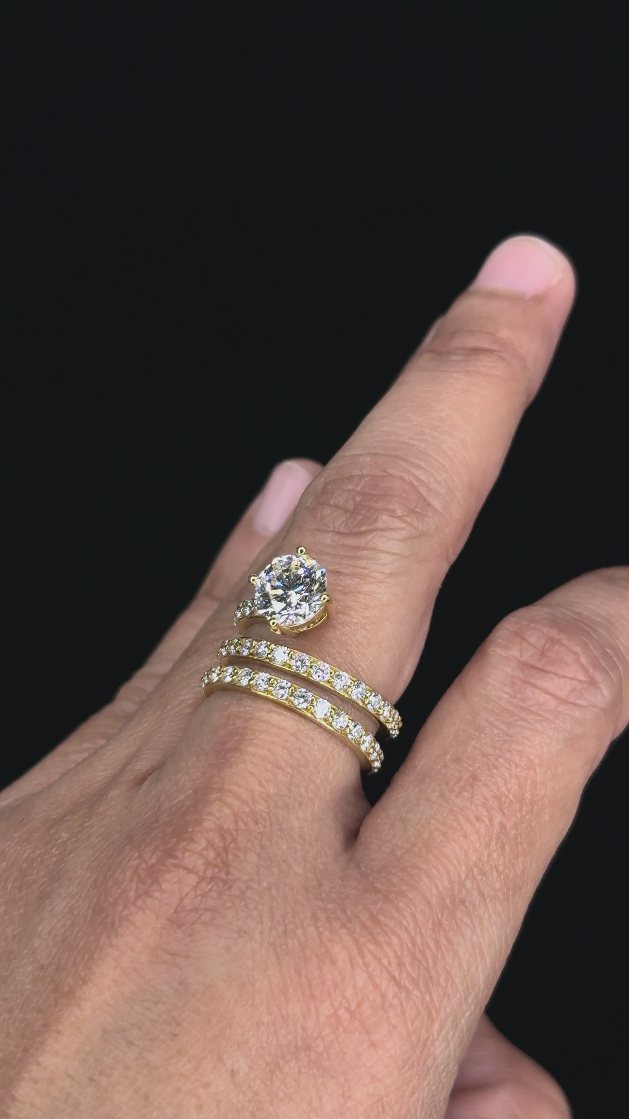 4.24 ctw Solitaire Octagon Shape Diamond Fashion Ring in 18K Yellow Gold -  GIA Certified