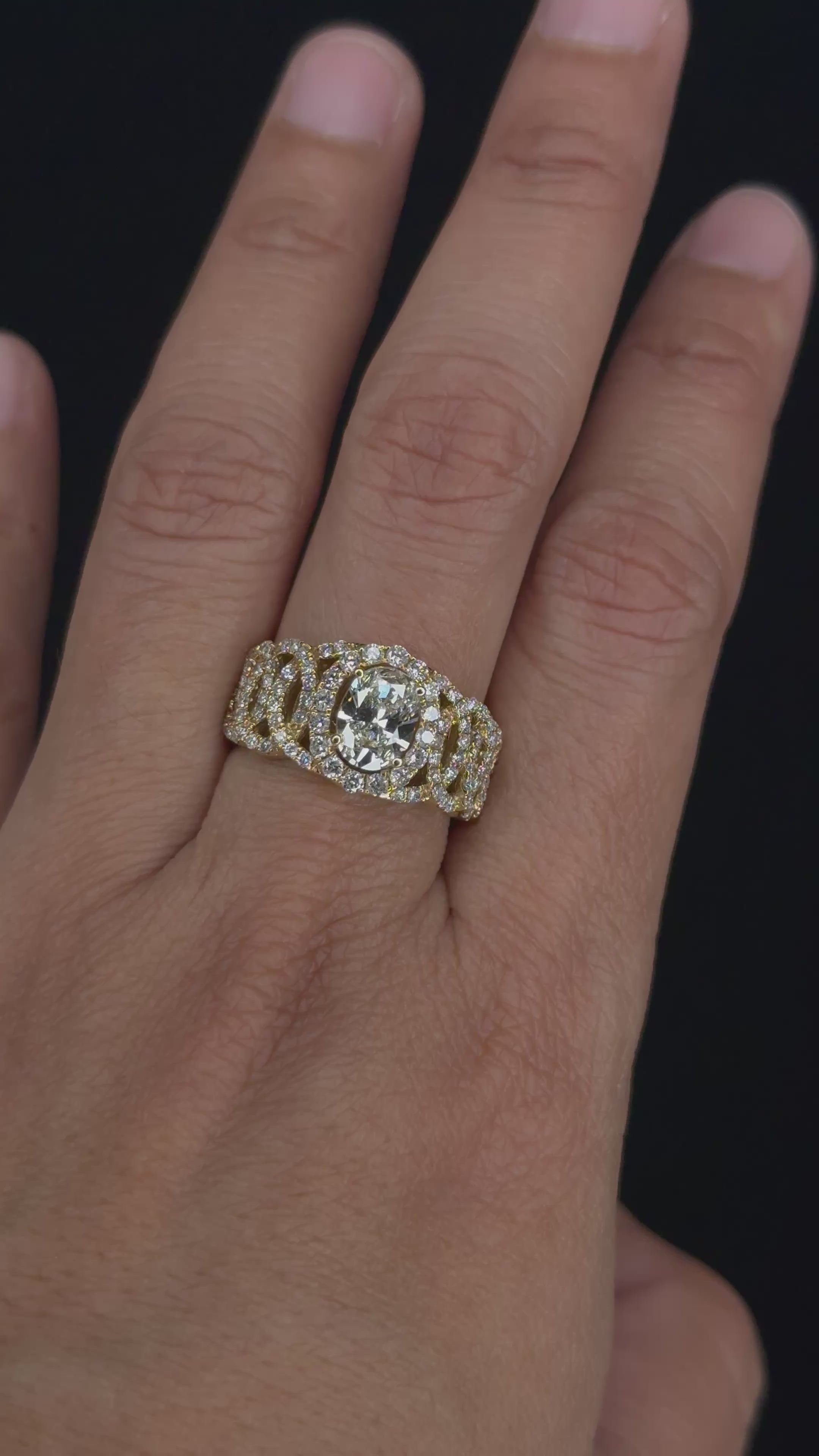 2.01 ctw Solitaire Oval Diamond Engagement Ring - EGL Certified