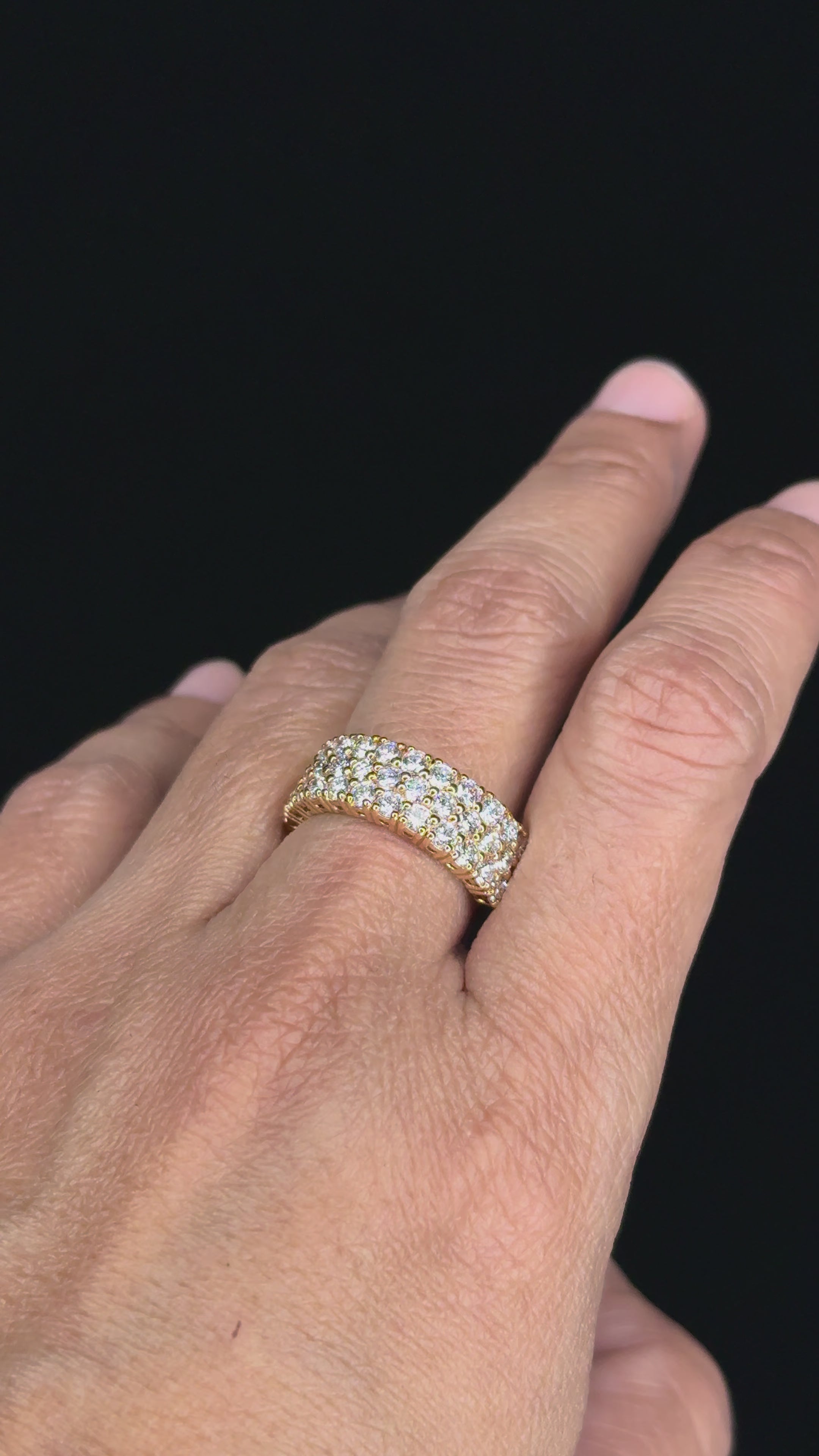 1.93 ct Diamond Ring in 18K Rose Gold
